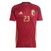 Camisa de time de futebol Bélgica Arthur Vermeeren #23 Replicas 1º Equipamento Europeu 2024 Manga Curta